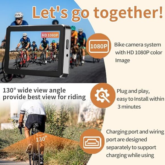 - Bike Camera Rechargeable Battery 360° Rotation *NEW* - Picture 2 of 9